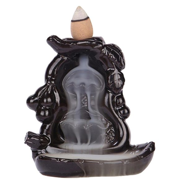 Ceramic Backflow Incense Burner | Tranquil Ambiance