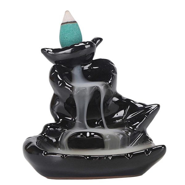 Ceramic Backflow Incense Burner - Artistic Design - Image 3