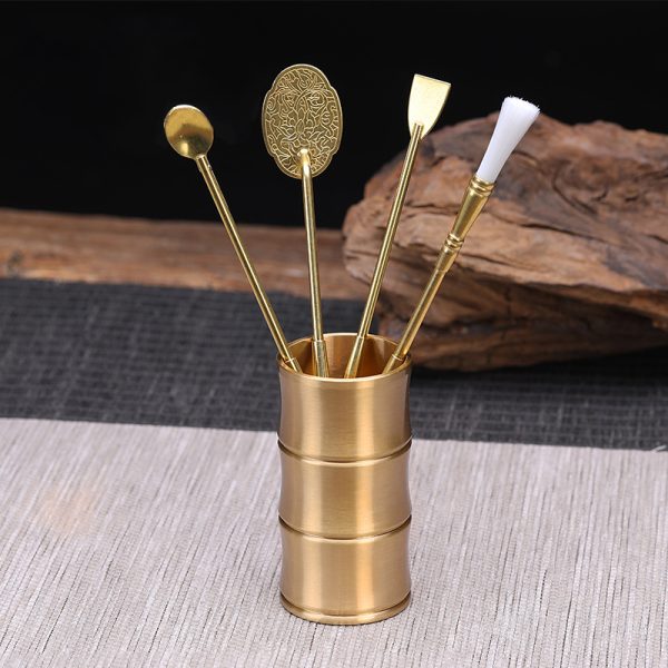 Pure Copper Incense Burner Road Set – Complete Incense Burner and Tool Kit - Image 4