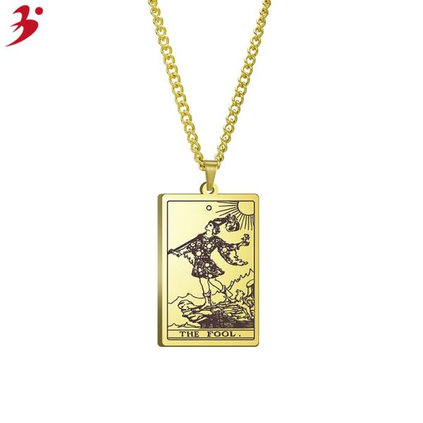 Major Arcana "The Fool" Necklace - Premium Stainness Steel