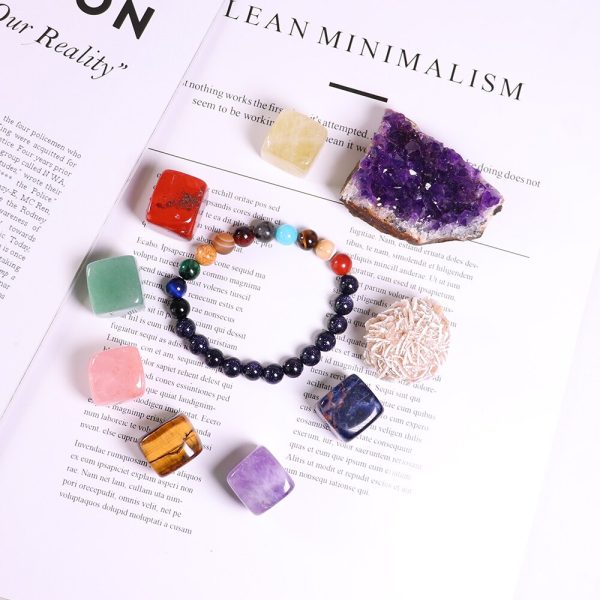 Ultimate Crystal Chakra Healing Box – Meditation Stones and Planetary Bracelet - Image 3