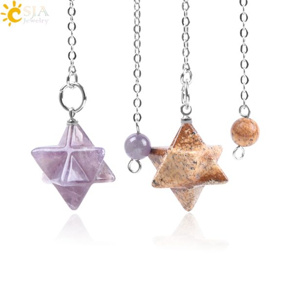 Merkabah Pendulums for Dowsing, Divination, Wicca, and Chakra Reiki Healing - Image 2