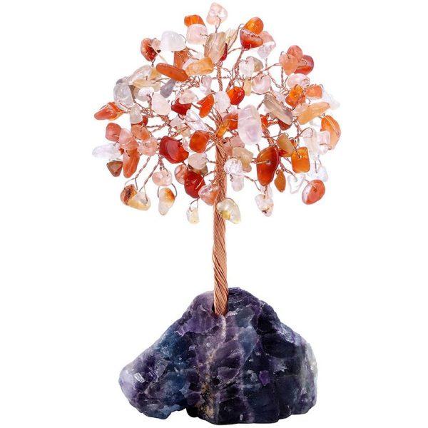 Natural Crystal Tree Ornament – Fortune Tree Crystal Decoration