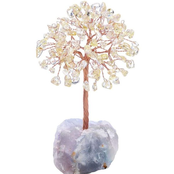 Natural Crystal Tree Ornament – Fortune Tree Crystal Decoration - Image 3