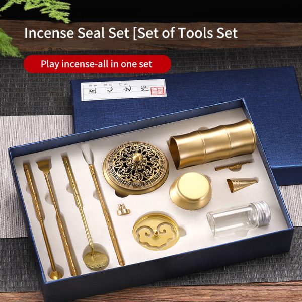 Pure Copper Incense Burner Road Set – Complete Incense Burner and Tool Kit - Image 6