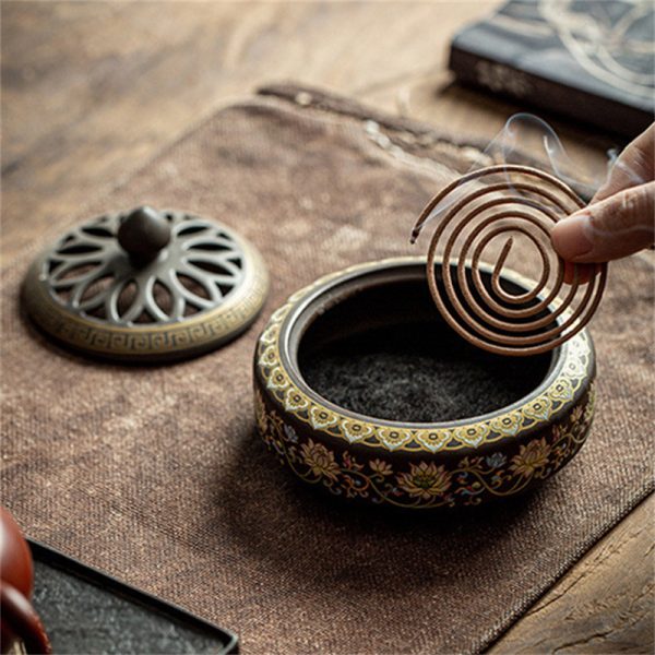 Handcrafted Ceramic Incense Burner | Decorative Aromatherapy Holder - Image 6