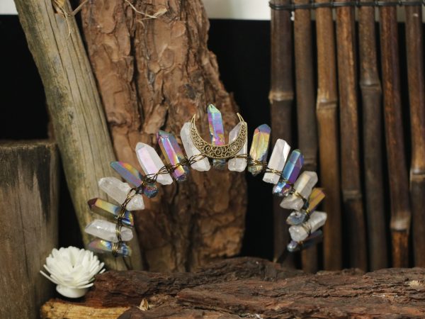 Handmade Crystal Crown Headband - Image 7