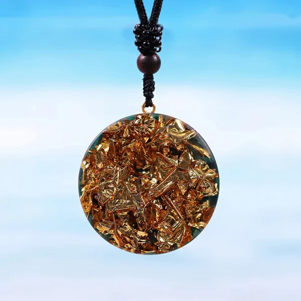 Malachite Orgonite Pendant Quartz Chakra Necklace For Women Men EMF Radiation Protection Healing Crystal Jewelry Gift - Image 5