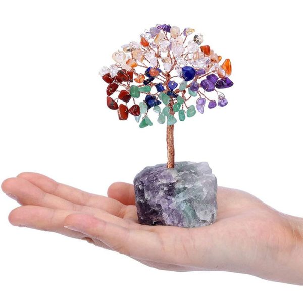 Natural Crystal Tree Ornament – Fortune Tree Crystal Decoration - Image 2