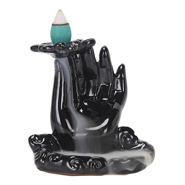 Ceramic Backflow Incense Burner - Artistic Design - Image 4