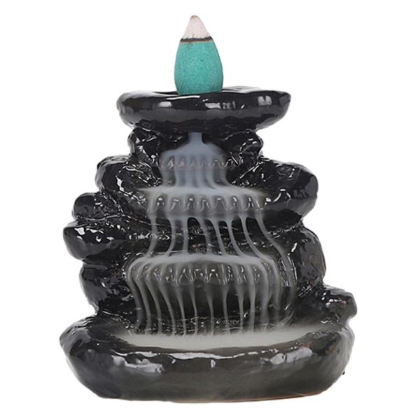 Ceramic Backflow Incense Burner - Artistic Design - Image 2