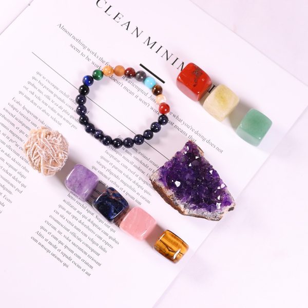 Ultimate Crystal Chakra Healing Box – Meditation Stones and Planetary Bracelet - Image 4