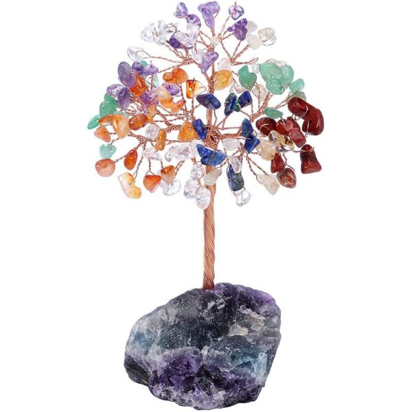 Natural Crystal Tree Ornament – Fortune Tree Crystal Decoration - Image 12