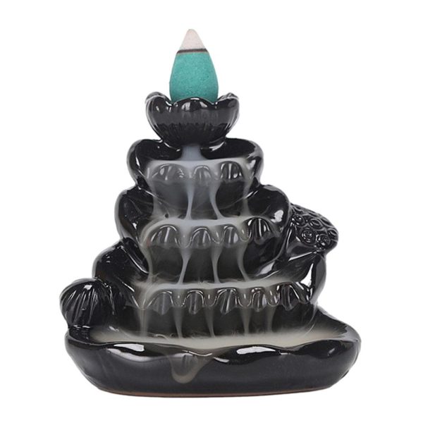 Ceramic Backflow Incense Burner - Artistic Design - Image 12