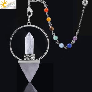 Healing Natural Stone Reiki Pendulum