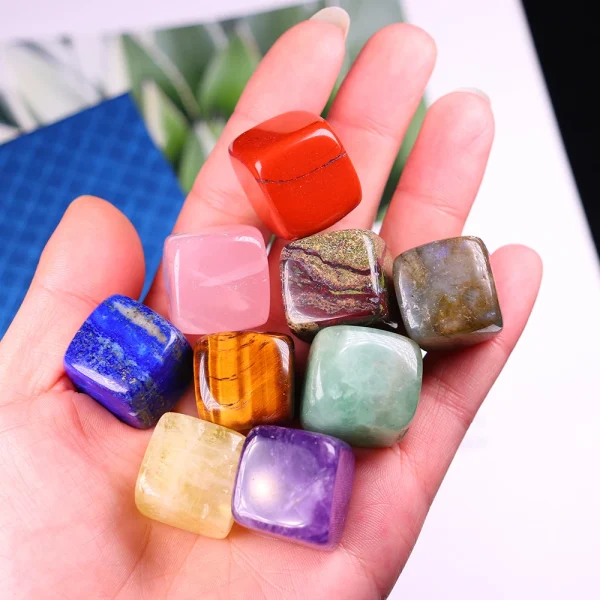 9-Piece Natural Healing Stones Set | Meditation, Chakra Balancing, and Spiritual Growth - Image 5