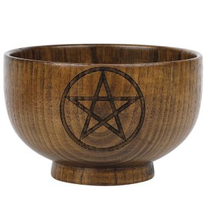 Wicca Altar Ornament Bowl Pentagram